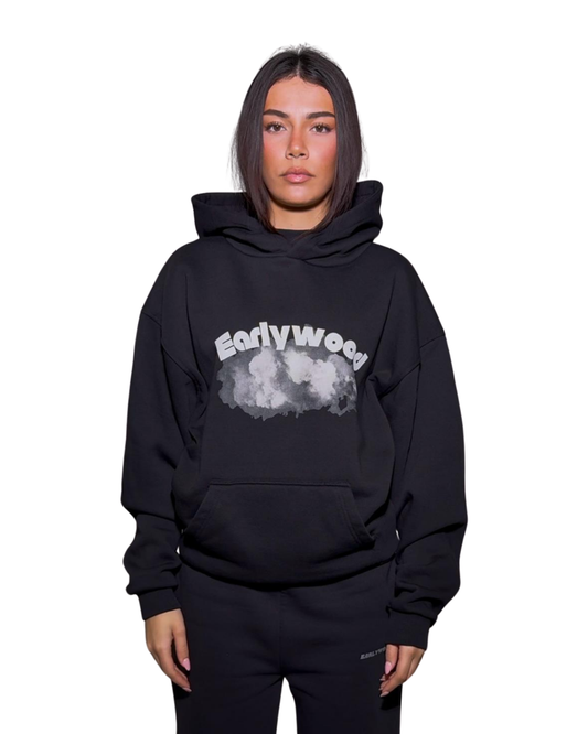Roots Cloud Print Heavy Hoodie